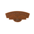 Etched Copper Corporate Identity Name Plate - Up to 6 Square Inches